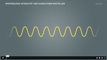 Gelbe Wellenform zur Darstellung der Biofrequenz­einstellungen